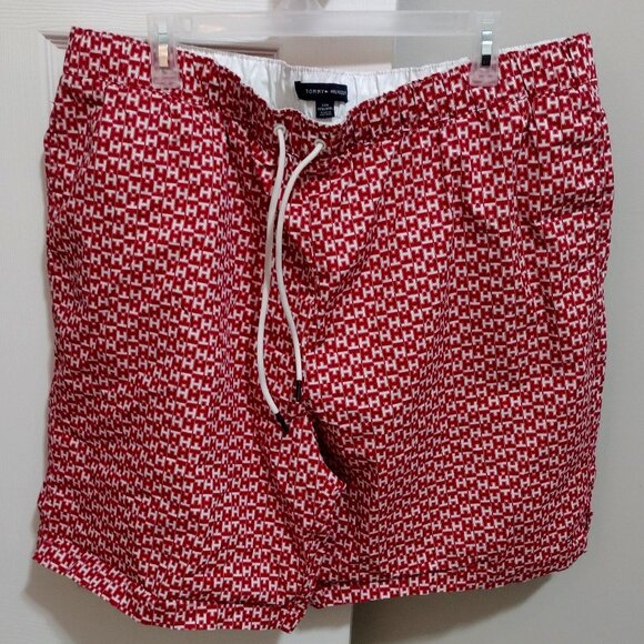Tommy Hilfiger, 3XL, Red & White Shorts - Picture 1 of 1